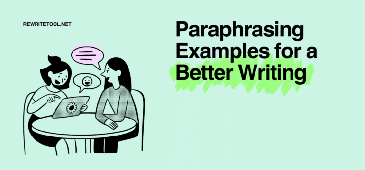 Paraphrasing Examples for a Better Writing