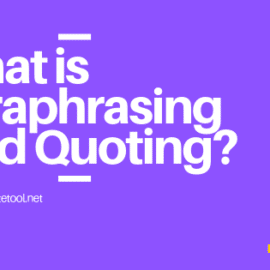 When to paraphrase and when to quote