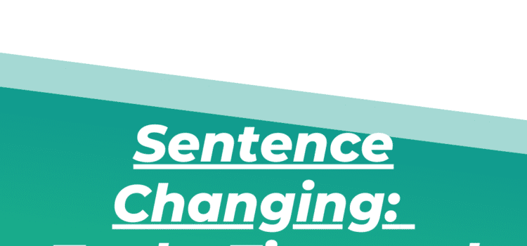 sentence changing